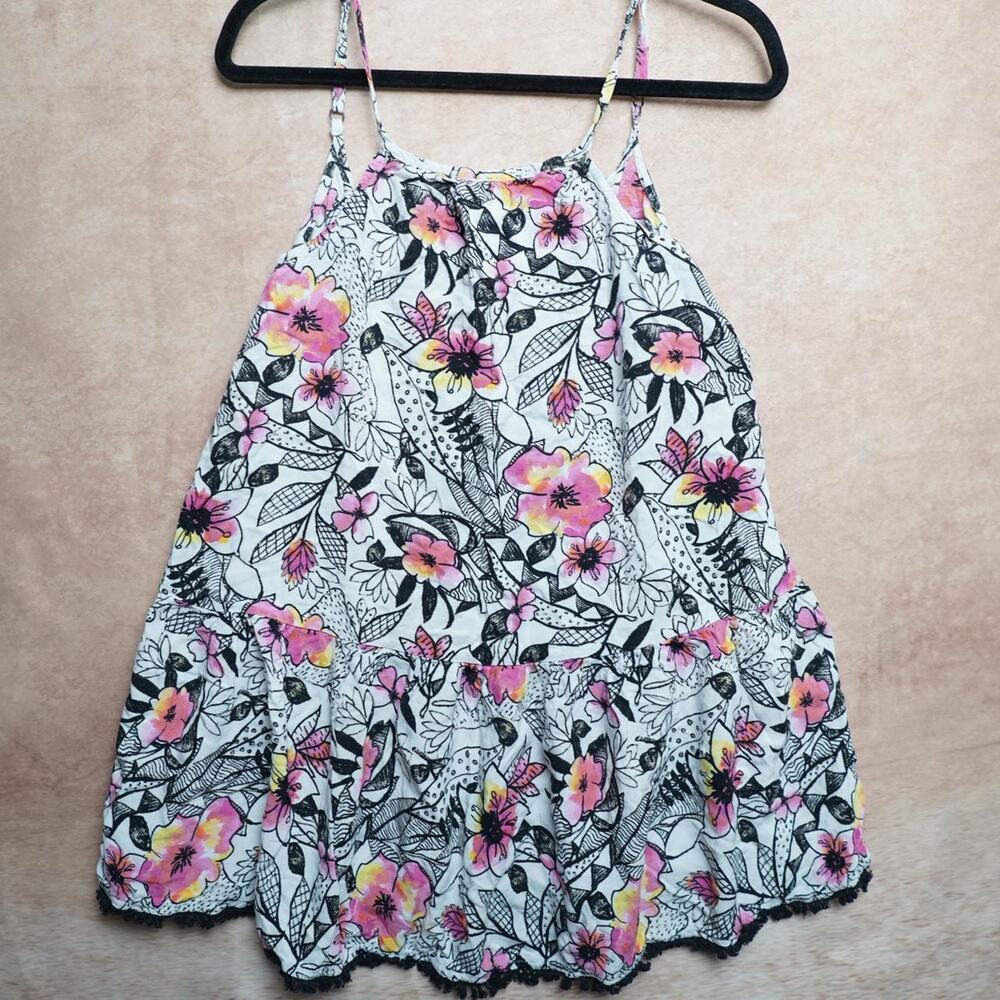 Xhilaration Floral Babydoll Tank Dress Small